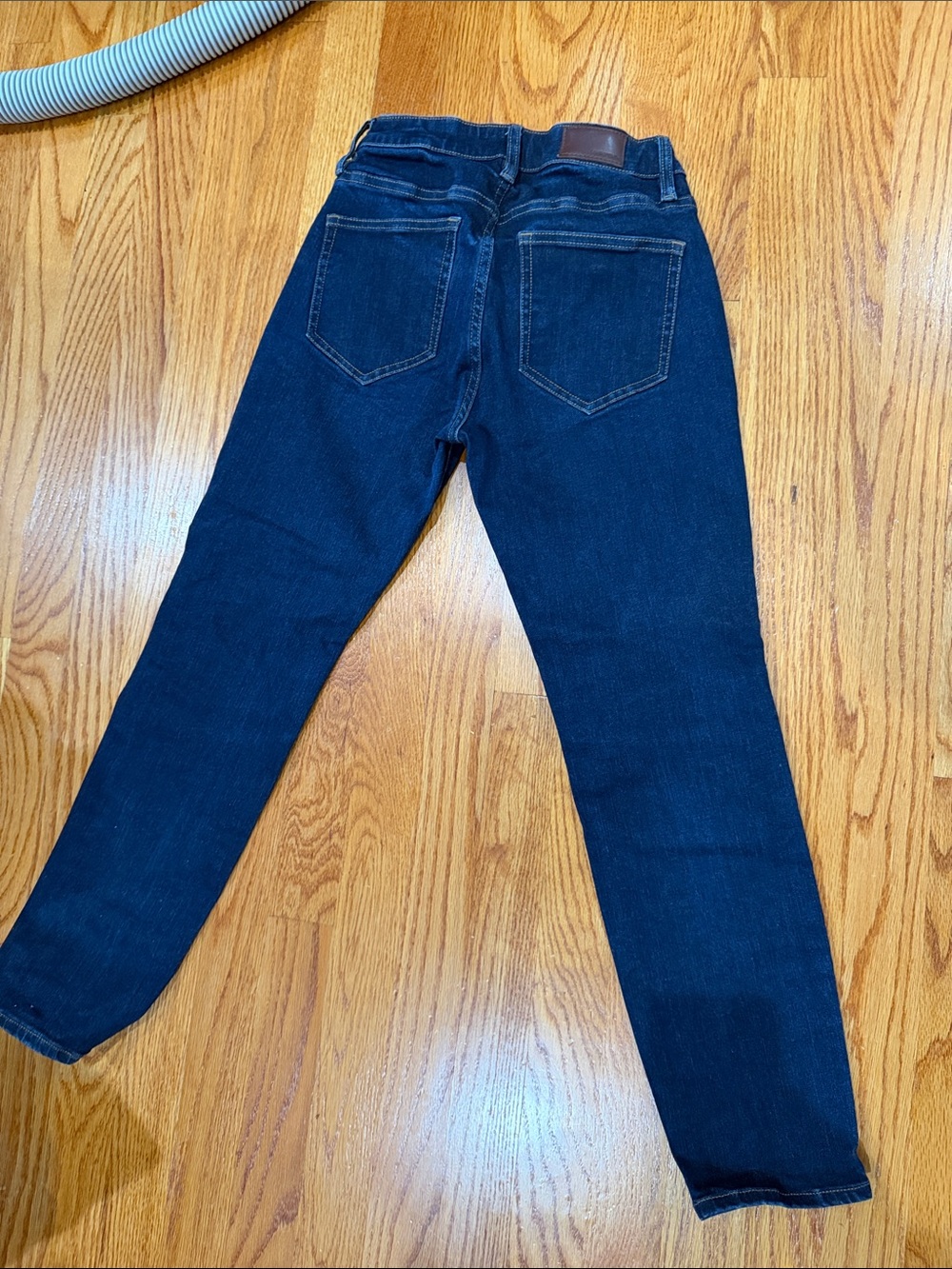 Lands' End Women's Dark Indigo Skinny Jeans - Picture 6 of 6